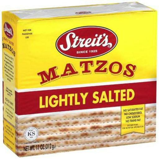 Streits: Lightly Salted Matzos, 11 Oz