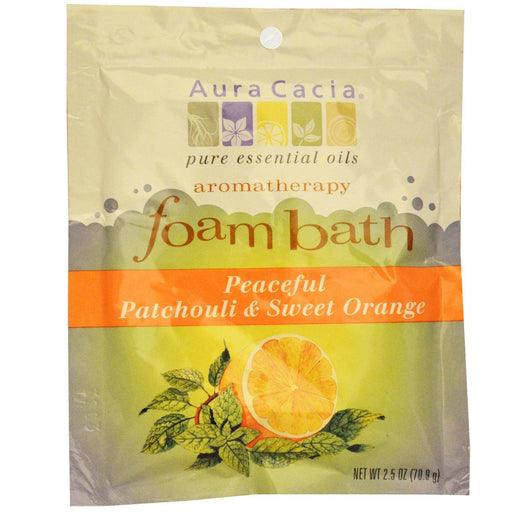 Aura Cacia: Peaceful Patchouli And Sweet Orange Foam Bath, 2.5 Oz