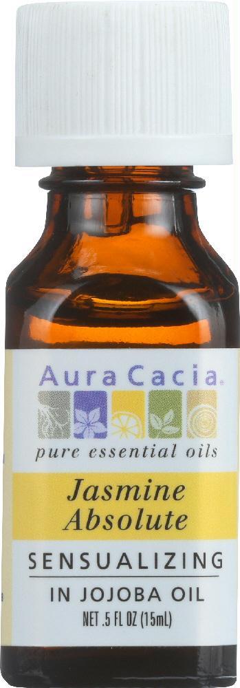 Aura Cacia: Jasmine Absolute In Jojoba Oil, 0.5 Oz