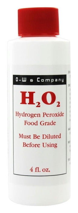 O-w & Company: H2o2 Hydrogen Peroxide Food Grade 12%, 4 Oz