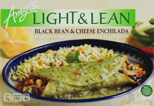 Amy's: Light & Lean Black Bean & Cheese Enchilada, 8 Oz