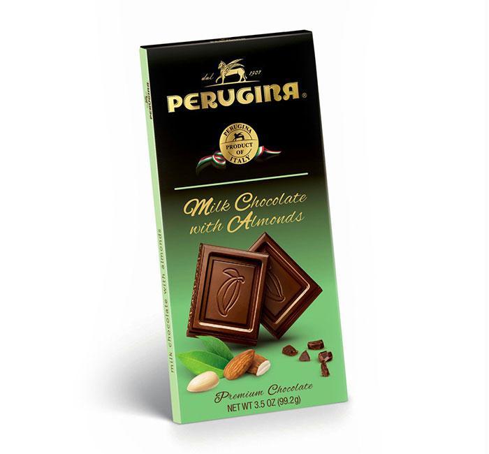 Perugina: Milk Chocolate With Almonds Bar, 3.5 Oz