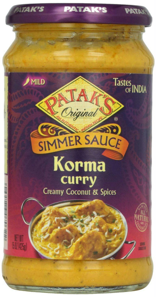 Patak's: Cooking Sauce Rich Creamy Coconut Korma Curry, 15 Oz