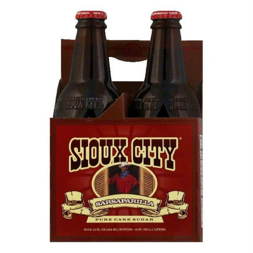 Sioux City: Sarsaparilla Soda Pack Of 4, 48 Oz