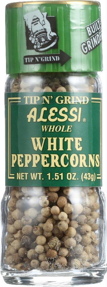 Alessi: Tip N' Grind Whole White Peppercorns, 1.51 Oz