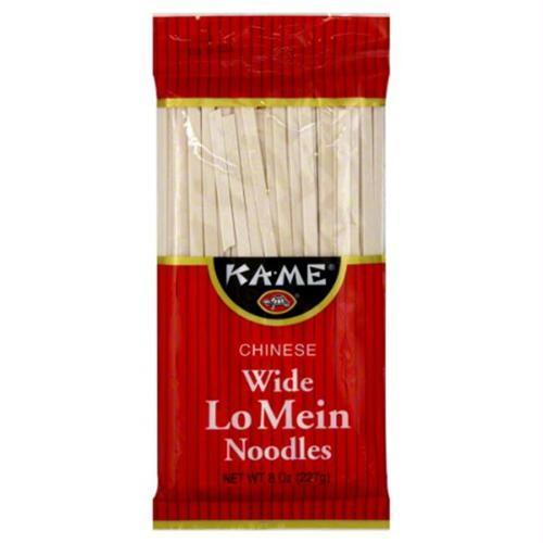 Ka-me: Wide Chinese Lo Mein Noodles, 8 Oz