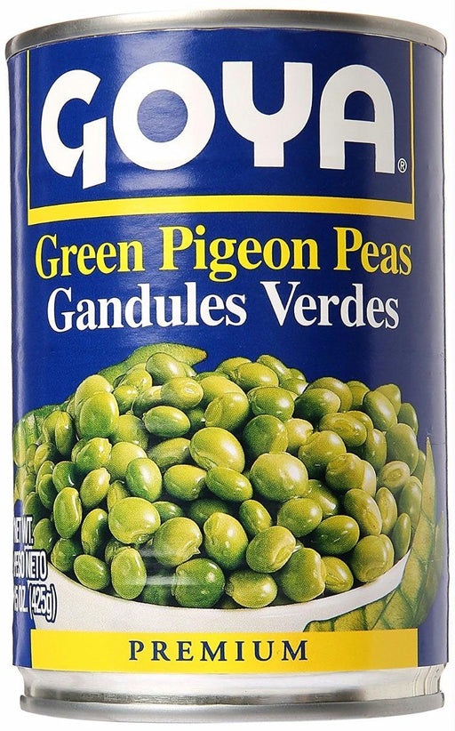 Goya: Premium Green Pigeon Peas, 15 Oz