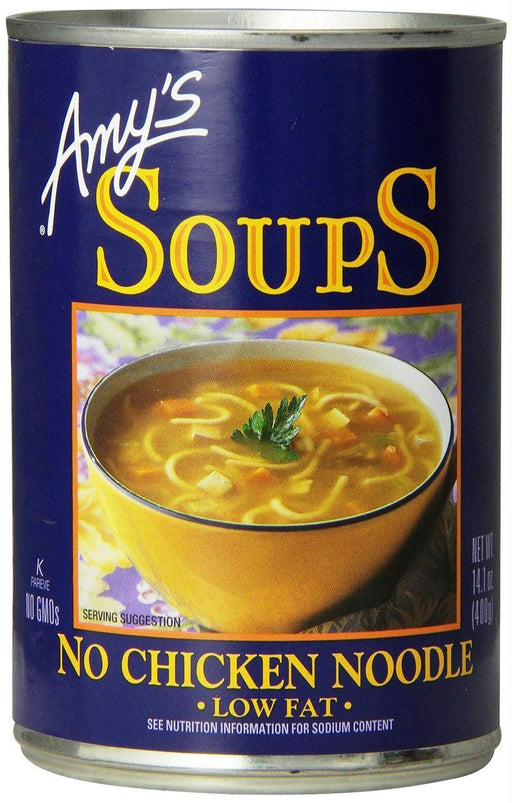 Amy's: Soup Low Fat No Chicken Noodle, 14.1 Oz