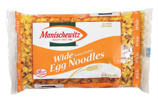 Manischewitz: Wide Egg Noodles, 12 Oz