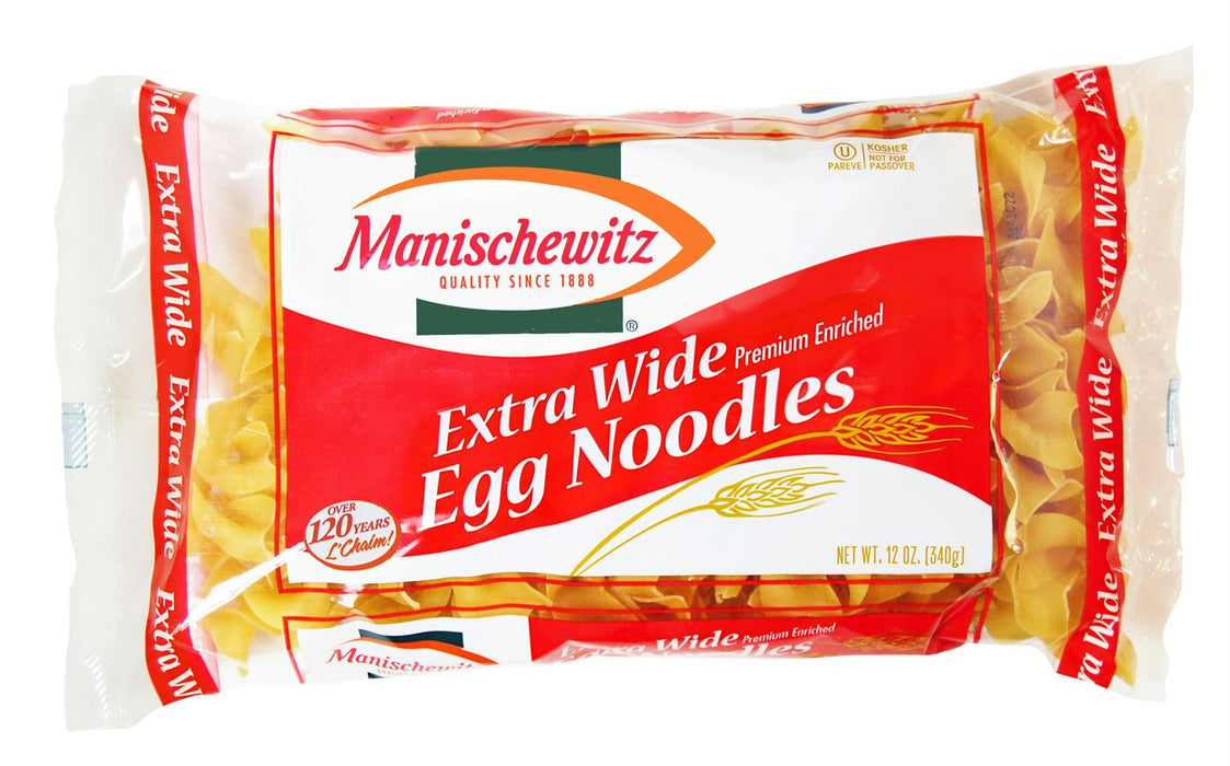 Manischewitz: Extra Wide Egg Noodles, 12 Oz