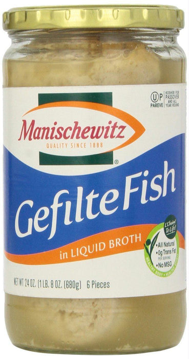 Manischewitz: Gefilte Fish In Liquid Broth, 24 Oz