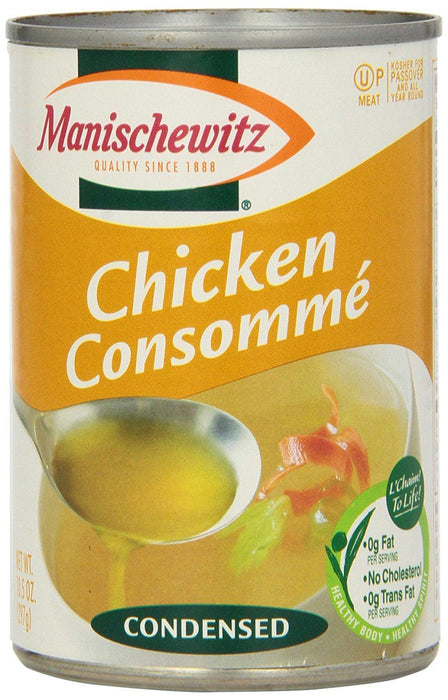 Manischewitz: Chicken Consomme Condensed Soup, 10.5 Oz