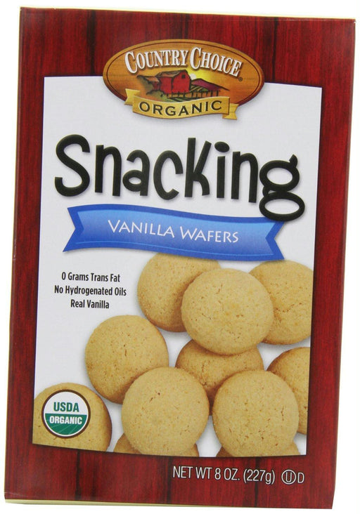 Country Choice: Organic Snacking Wafers Vanilla, 8 Oz