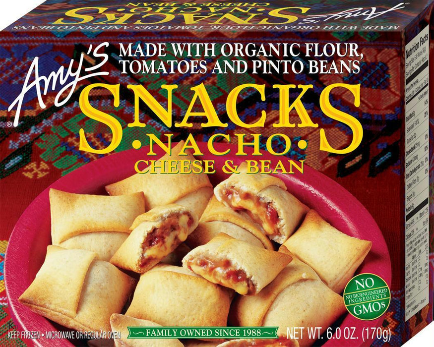 Amy's: Nacho Cheese & Bean Snacks, 6 Oz