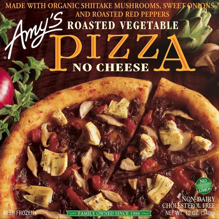 Amy's: Pizza Roasted Vegetable No Cheese, 12 Oz