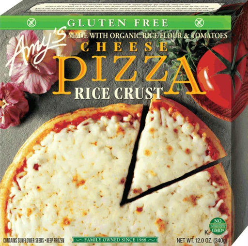 Amy's: Gluten Free Pizza Rice Crust Cheese, 12 Oz