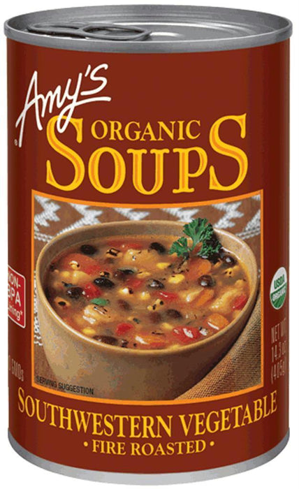 Amy's: Organic Soup Fire Roasted Southwestern Vegetable, 14.3 Oz