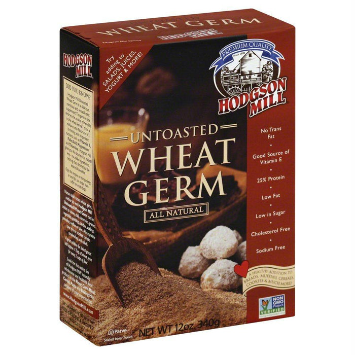 Hodgson Mill: Untoasted Wheat Germ All Natural, 12 Oz