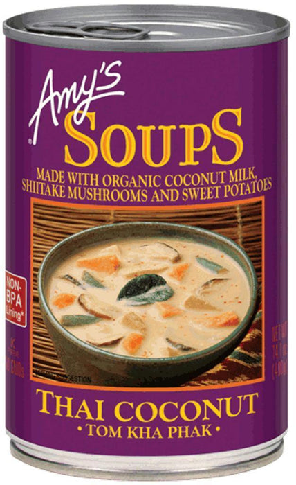 Amy's: Soup Tom Kha Phak Thai Coconut, 14.1 Oz