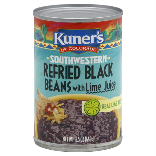 Kuner's: Southwestern Refried Black Beans With Lime Juice, 15.5 Oz