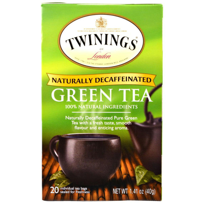 Twinings Of London: Tea Decaffeinated Green Tea, 20 Tea Bags, 1.23 Oz