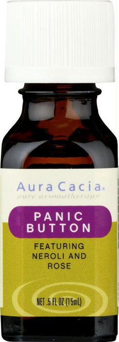 Aura Cacia: Essential Solutions Panic Button 0.5 Oz