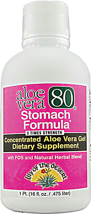 Lily Of The Desert: Aloe Vera 80 Stomach Formula, 16 Oz