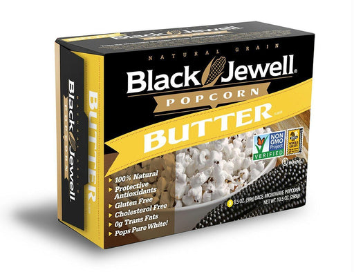 Black Jewell: Premium Microwave Popcorn Butter 3 Bags, 10.5 Oz