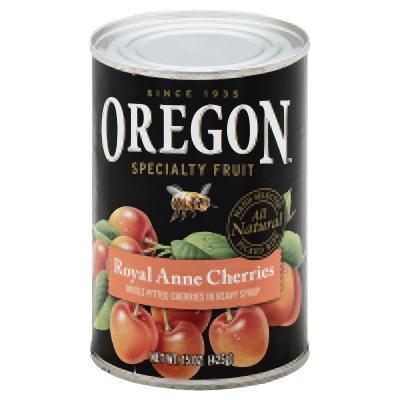 Oregon: Royal Anne Cherries Pitted Light Sweet In Heavy Syrup, 15 Oz