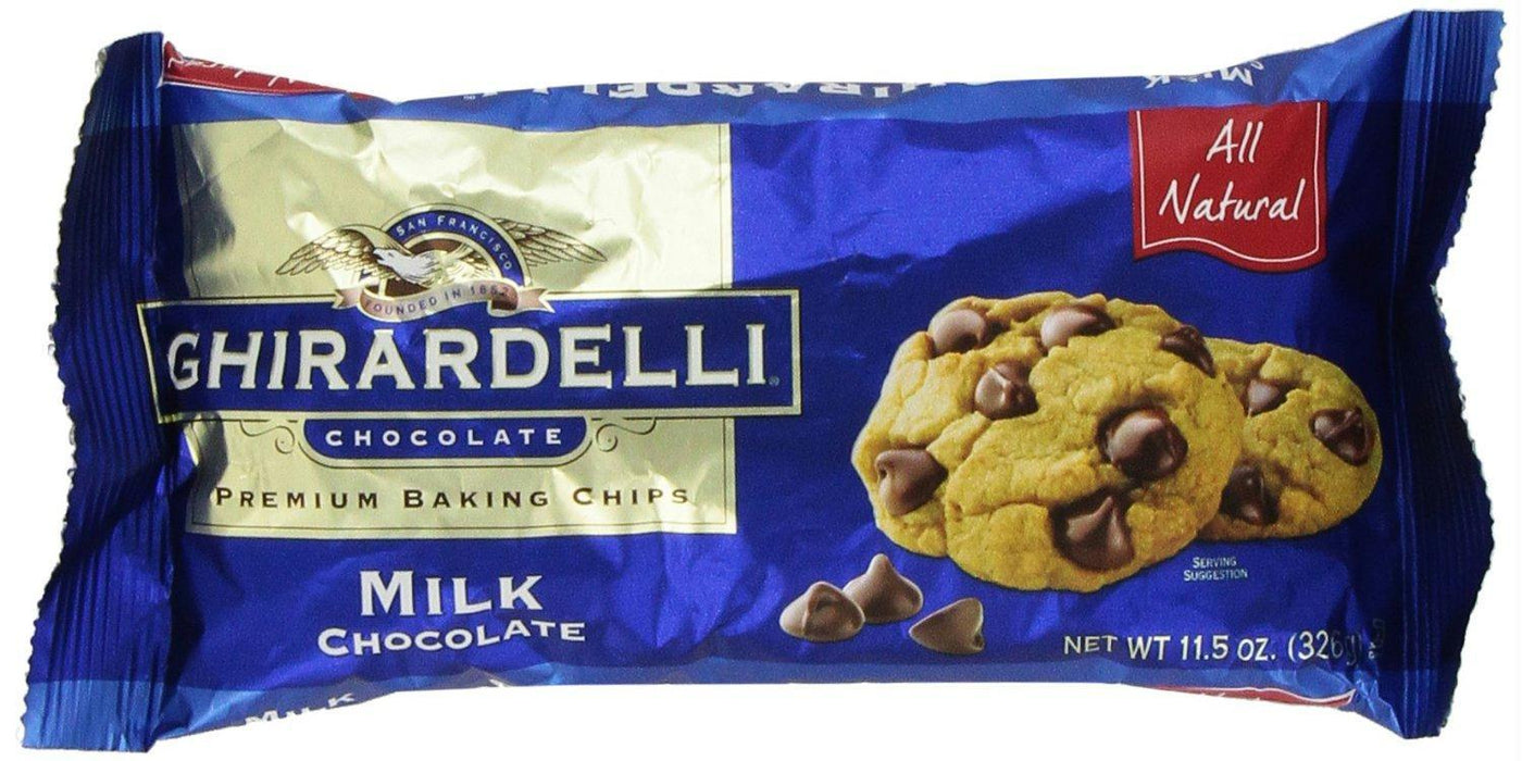 Ghirardelli: Premium Baking Chips Milk Chocolate, 11.5 Oz