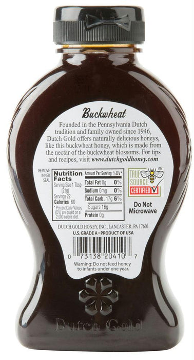 Dutch Gold: Pure Honey From Buckwheat Blossoms, 16 Oz