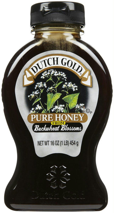 Dutch Gold: Pure Honey From Buckwheat Blossoms, 16 Oz