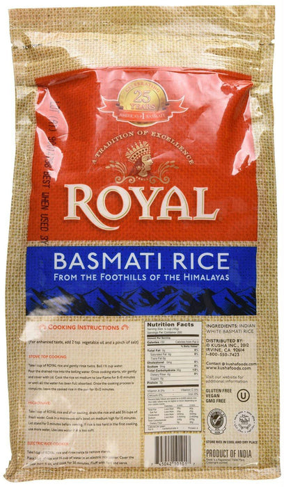 Royal: Basmati Rice, 10 Lb