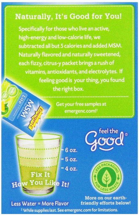 Emergen-c: Msm Formula Fizzy Drink Mix Lite Citrus, 30 Packets