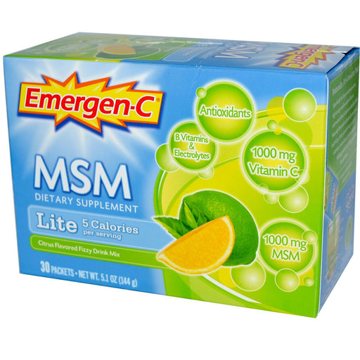 Emergen-c: Msm Formula Fizzy Drink Mix Lite Citrus, 30 Packets