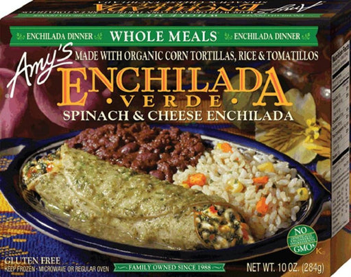 Amy's: Enchilada Verde Whole Meal Spinach & Cheese, 10 Oz