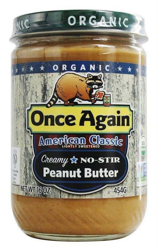 Once Again: Peanut Butter Organic American Classic Creamy, 16 Oz