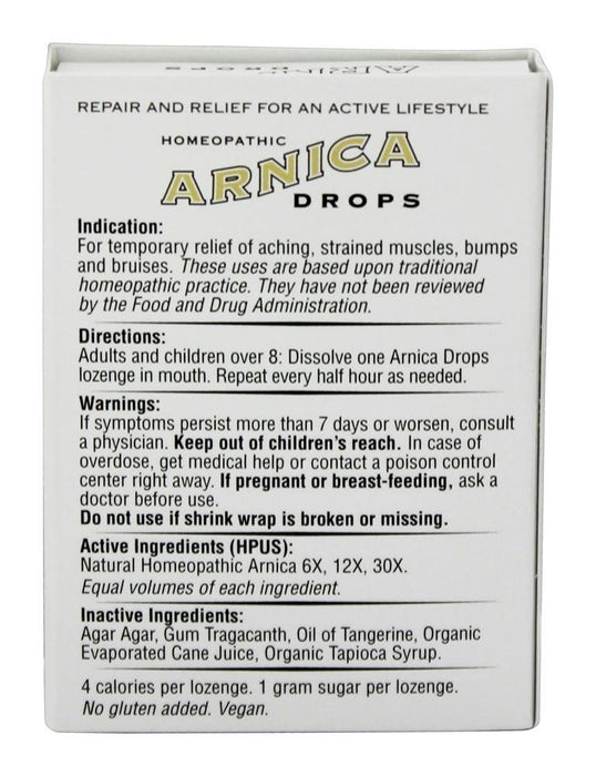 Arnica Drops: 30 Homeopathic Lozenges