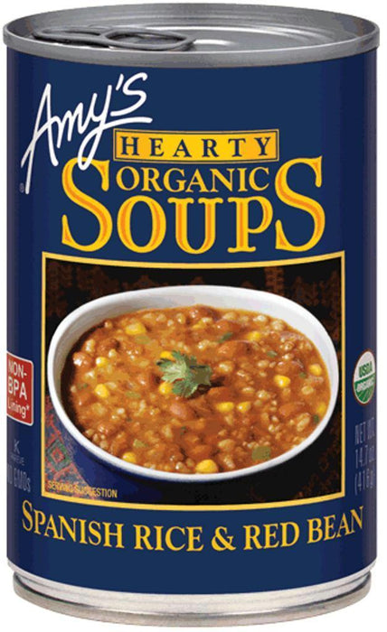 Amy's: Organic Hearty Spanish Rice & Red Bean Soup, 14.7 Oz