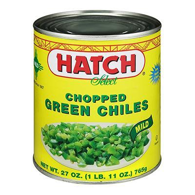 Hatch: Chopped Green Chiles Mild, 27 Oz