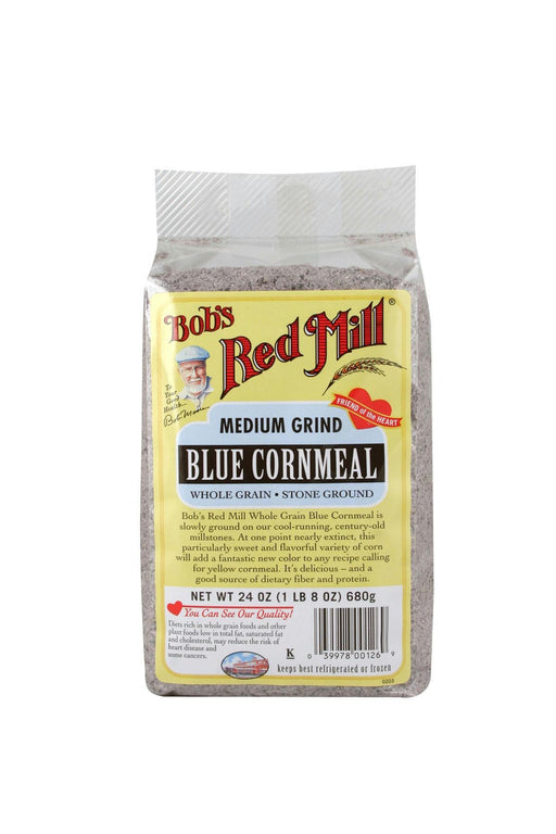 Bob's Red Mill: Medium Grind Blue Cornmeal, 24 Oz