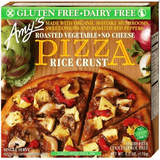 Amys: Single Serve Rice Crust Roasted Vegetable Pizza, 6 Oz