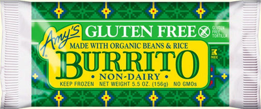 Amys: Bean & Rice Gluten Free Non-dairy Burrito, 5.5 Oz