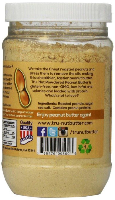 Tru Nut: Powdered Peanut Butter, 6.7 Oz