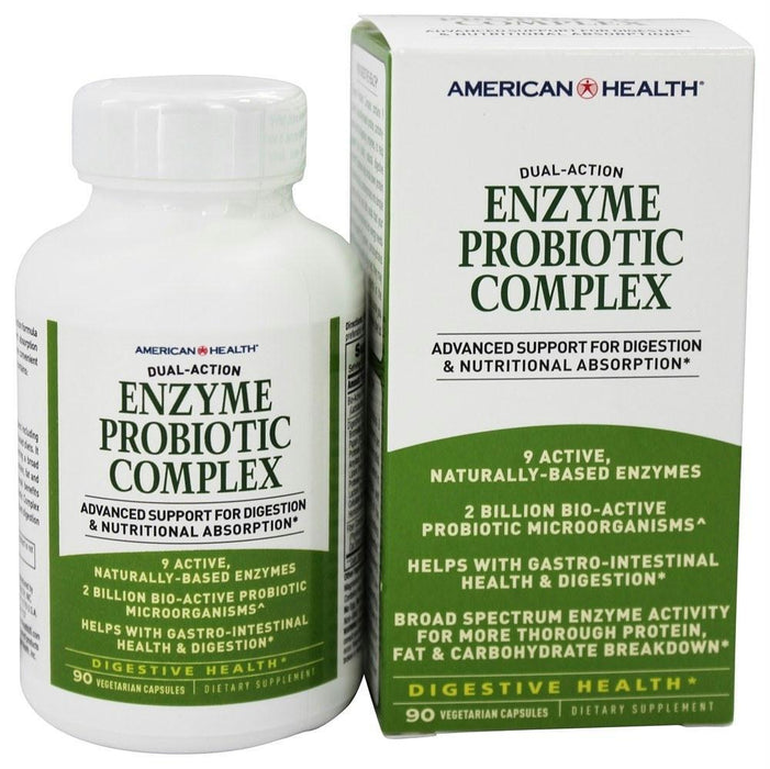 American Health: Enzyme Probiotic Complex, 90 Veggie Caps