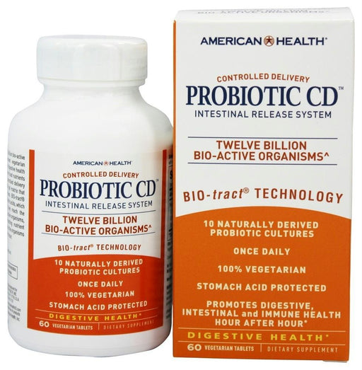 American Health: Probiotic Cd Intestinal Release System, 60 Veggie Tabs