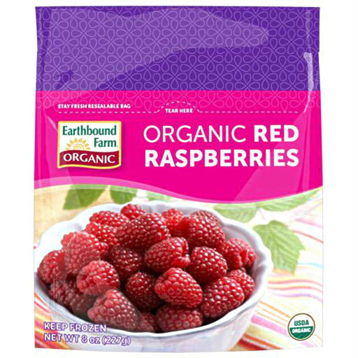 Earthbound Farm: Organic Frozen Red Raspberries, 8 Oz