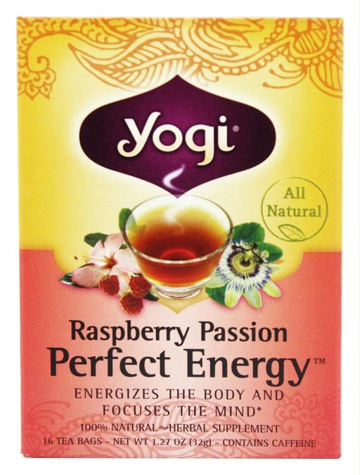 Yogi: Teas Raspberry Passion Perfect Energy, 16 Bg