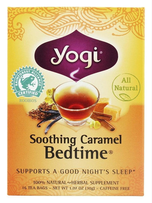 Yogi: Tea Herbal Soothing Caramel Bedtime, 16 Tea Bags