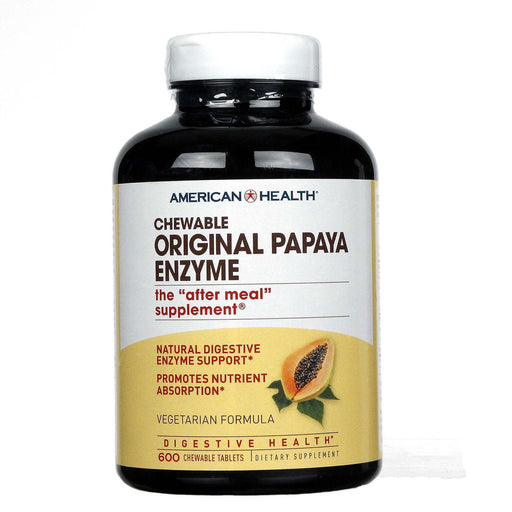 American Health: Chewable Original Papaya Enzyme, 600 Tablets